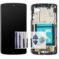 Ecran Lcd et vitre avec châssis tactile Lg nexus 5 D820 