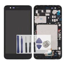 Noir Lg K10 2018 K10a K10+ Lmx410 Lmx410tk K30 Vitre Tactile + Ecran Lcd + Châssis