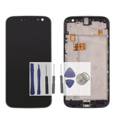 Noir Motorola Moto G4 Lcd Xt1625 Xt1622 Vitre Tactile + Ecran Lcd + Châssis