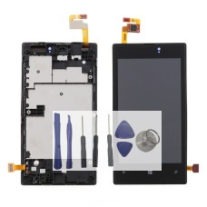 Ecran Lcd et vitre avec châssis tactile Nokia lumia 520 / 525 