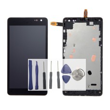 Ecran Lcd vitre avec châssis tactile Nokia Lumia 535 CT2C1607FPC-A1-E