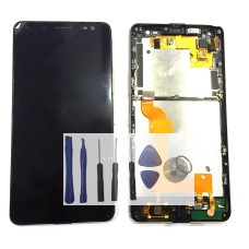 Ecran Lcd et vitre avec châssis tactile Nokia lumia 650XL 