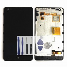 Ecran Lcd et vitre avec châssis tactile Nokia lumia 900 