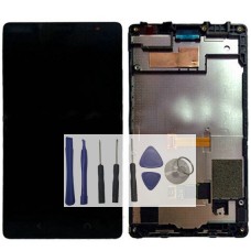 Ecran Lcd et vitre avec châssis tactile Nokia lumia X2 RM-1013 X2DS 