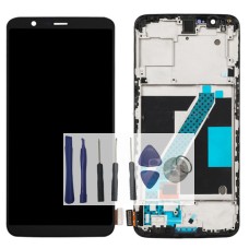 Ecran Lcd + Vitre Tactile + Chassis - OnePlus 5T, A5010