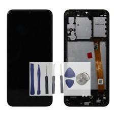 Ecran Lcd vitre avec châssis tactile - Samsung Galaxy A20e, Sm-a202fn/Ds, A202u, A202m Noir