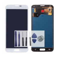 Ecran Lcd + Vitre Tactile - Samsung Galaxy S5 G900f G900a G900m Blanc