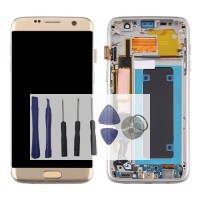 Écran Super Amoled Samsung Galaxy S7 Edge SM-G935F, G935FD Or