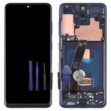 Ecran LCD pour Samsung Galaxy S20 5G, SM-G981F, SM-G981B Avec Châssis noir( ne prenant pas en charge l'identification des empreintes digitales)