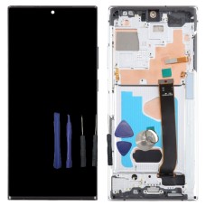 Oled Ecran + Chassis Samsung Galaxy Note 20 Ultra 4G, SM-N985F, SM-N985F/DS argent