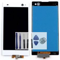 Ecran Lcd + Vitre Tactile - Sony Xperia C3 D2533 D2502 Blanc