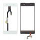 Ecran vitre tactile blanc Sony Xperia E5 F3311 F3313