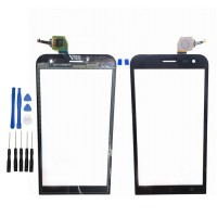 Asus Zenfone 2 Laser ZE500KL Z00ED Display Scheibe Touchscreen Digitizer Glass Ersatz für Schwarz