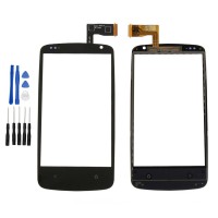 HTC Desire 500 D500 Display Scheibe Touchscreen Digitizer Glass Ersatz für Schwarz