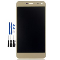 Gold Huawei Y6 2017 Display Bildschirm Reparatur Glas