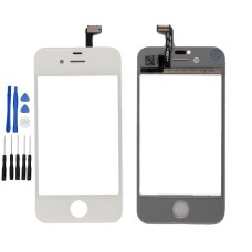 iPhone 4s Display Scheibe Touchscreen Digitizer Glass Ersatz für Weiß