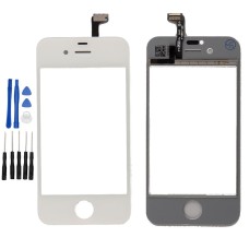 iPhone 4 Display Scheibe Touchscreen Digitizer Glass Ersatz für Weiß