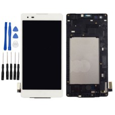 Weiß LG X Style k6 k6b f740 ls676 k200 k200ds LCD Display Touchscreen Rahmen