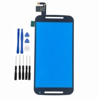 Motorola Moto G2 XT1063 XT1068 XT1069 Display Scheibe Touchscreen Digitizer Glass Ersatz für Schwarz