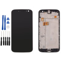 Schwarz Motorola moto g4 xt1620 xt1622 xt1625 LCD Display Touchscreen Rahmen