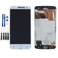 Weiß Motorola MOTO Z LCD Display Touchscreen Rahmen