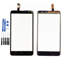 Nokia Microsoft Lumia 1320 Display Scheibe Touchscreen Digitizer Glass Ersatz für Schwarz