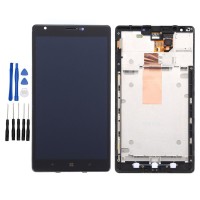 Schwarz Nokia Microsoft Lumia 1520 LCD Display Touchscreen Rahmen