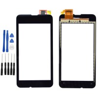 Nokia Microsoft Lumia 530, RM-1018 Display Scheibe Touchscreen Digitizer Glass Ersatz für Schwarz