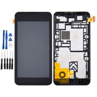 Schwarz Nokia Microsoft Lumia 530, RM-1018 LCD Display Touchscreen Rahmen