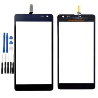 Nokia Microsoft Lumia 535 CT2C1607FPC-A1-E Display Scheibe Touchscreen Digitizer Glass Ersatz für Schwarz