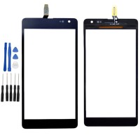 Nokia Microsoft Lumia 535 CT2S1973FPC-A1-E Display Scheibe Touchscreen Digitizer Glass Ersatz für Schwarz