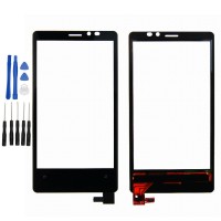 Nokia Microsoft Lumia 920 Display Scheibe Touchscreen Digitizer Glass Ersatz für Schwarz