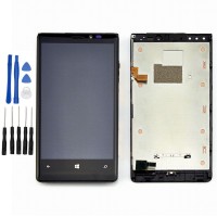 Schwarz Nokia Microsoft Lumia 920 LCD Display Touchscreen Rahmen