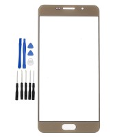 Samsung Galaxy A7 2016 SM-A710F Frontglas Display Ersatzglas Glas für Gold