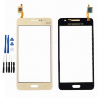 Samsung Galaxy Grand Prime G530F, G530FZ, G530Y, G530H Display Scheibe Touchscreen Digitizer Glass Ersatz für Gold