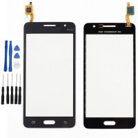 Samsung Galaxy Grand Prime G531F, G531FZ, G531Y, G531H Display Scheibe Touchscreen Digitizer Glass Ersatz für Schwarz