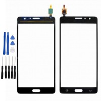 Samsung Galaxy On7 G6000 G600F Display Scheibe Touchscreen Digitizer Glass Ersatz für Schwarz