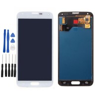 Weiß Display LCD Komplett Einheit Für Samsung Galaxy S5 G900f G900a G900m