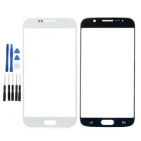 Samsung Galaxy S6 G920F G920A G920T G920FQ Frontglas Display Ersatzglas Glas für Weiß