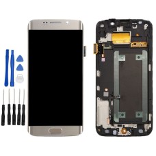Gold Samsung Galaxy S6 Edge SM-G925F, G925L, G925T Display LCD Touchscreen Kompatibel