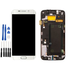 Weiß Samsung Galaxy S6 Edge SM-G925F, SM-G925D Display LCD Touchscreen Kompatibel