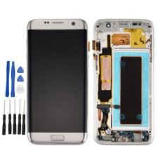 Silber Samsung Galaxy S7 Edge G935F G935FD G935W Display Bildschirm Reparatur Glas