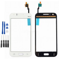 Samsung Galaxy J1 J100 J100F J100F J100FM Display Scheibe Touchscreen Digitizer Glass Ersatz für Weiß