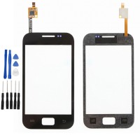 Samsung S7500 GT-S7500 Display Scheibe Touchscreen Digitizer Glass Ersatz für Schwarz