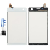 Sony Xperia C4 E5303 E5306 E5333 Display Scheibe Touchscreen Digitizer Glass Ersatz für Weiß