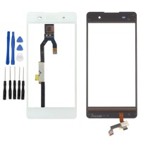 Sony Xperia E5 F3311 F3313 Display Scheibe Touchscreen Digitizer Glass Ersatz für Weiß