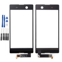 Sony Xperia M5 E5603 E5653 Display Scheibe Touchscreen Digitizer Glass Ersatz für Schwarz