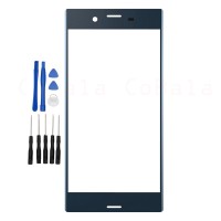 Sony Xperia XZ F8331, F8332 Frontglas Display Ersatzglas Glas für Schwarz