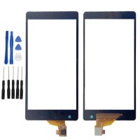 Sony Xperia Z2a ZL2 d6563 Display Scheibe Touchscreen Digitizer Glass Ersatz für Schwarz