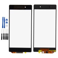 Sony Xperia Z2 L50W D6502 D6503 Display Scheibe Touchscreen Digitizer Glass Ersatz für Schwarz